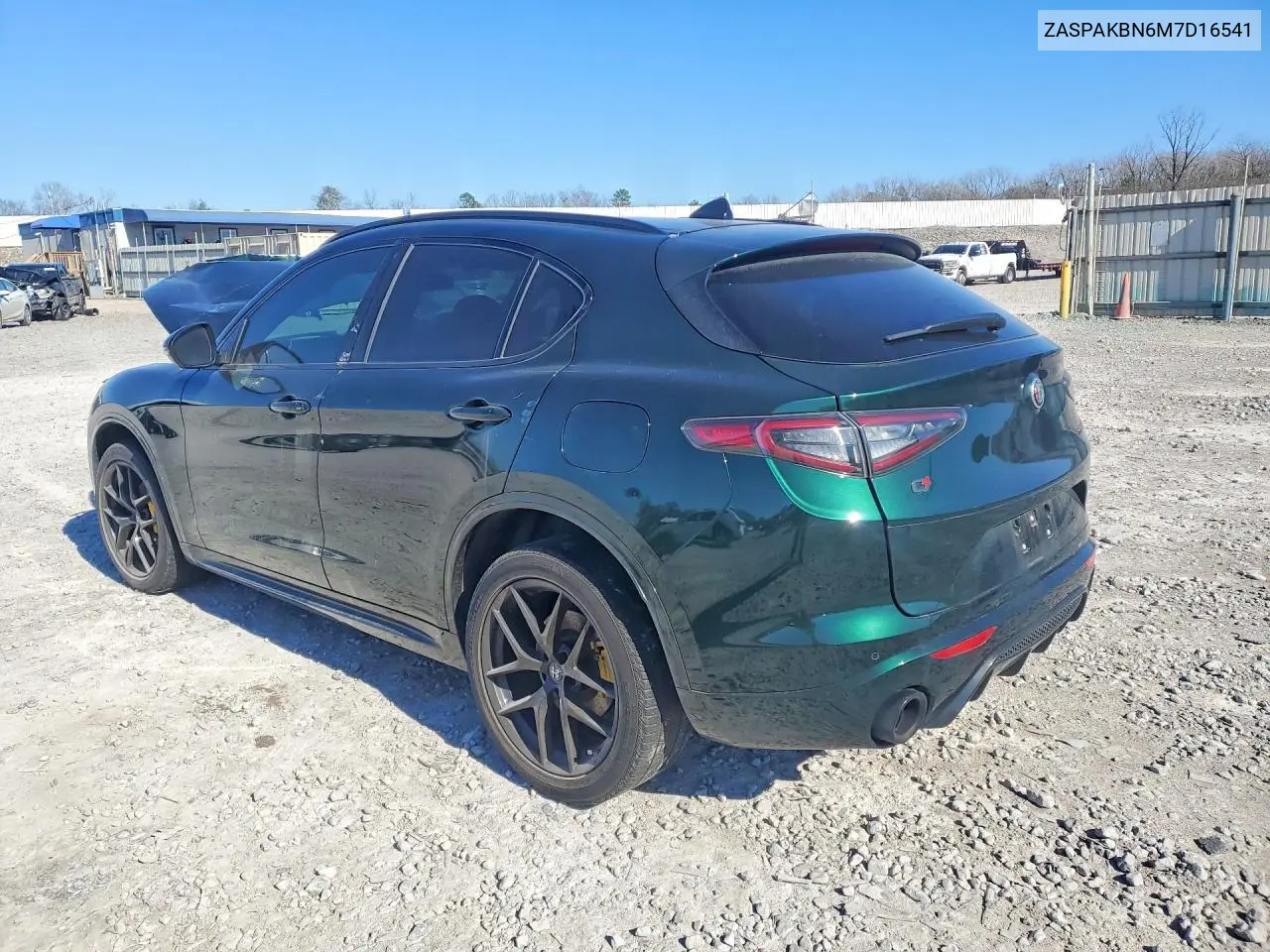2021 Alfa Romeo Stelvio Ti VIN: ZASPAKBN6M7D16541 Lot: 78475125