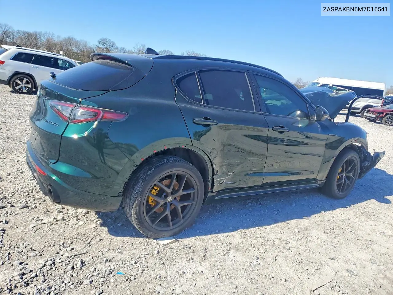 2021 Alfa Romeo Stelvio Ti VIN: ZASPAKBN6M7D16541 Lot: 78475125