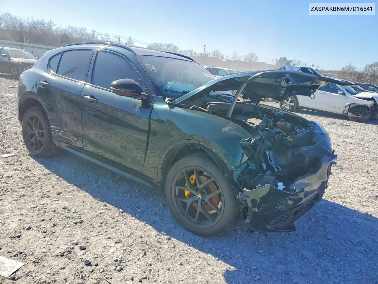 2021 Alfa Romeo Stelvio Ti VIN: ZASPAKBN6M7D16541 Lot: 78475125
