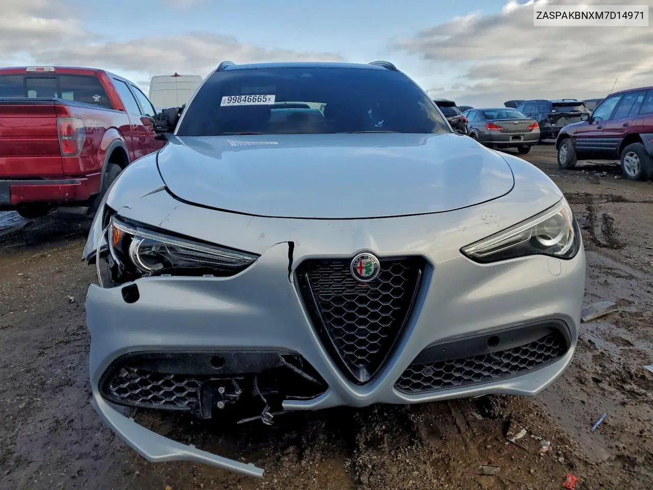 2021 Alfa Romeo Stelvio Ti VIN: ZASPAKBNXM7D14971 Lot: 99846665