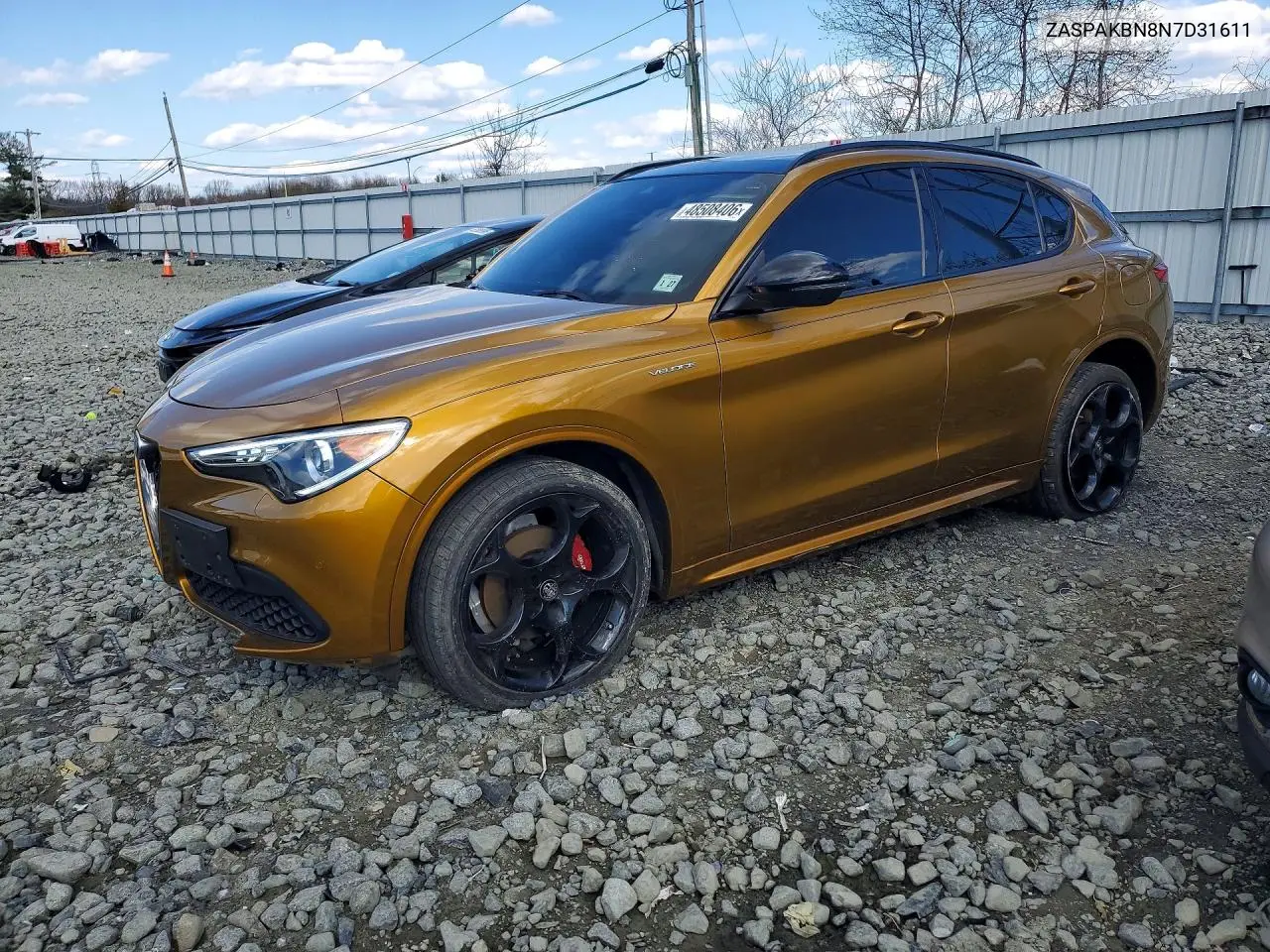 2022 Alfa Romeo Stelvio Ti VIN: ZASPAKBN8N7D31611 Lot: 48508406