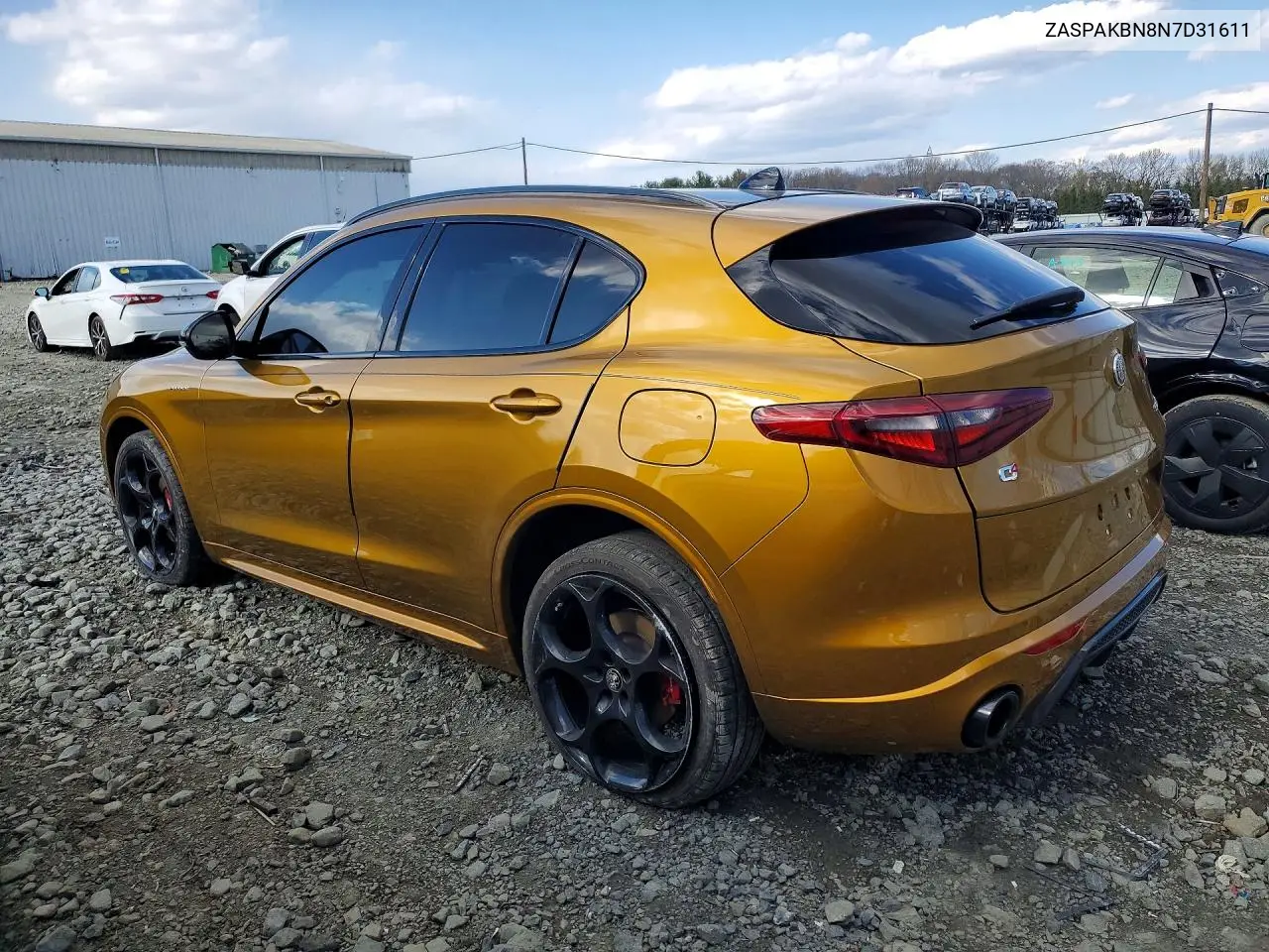 2022 Alfa Romeo Stelvio Ti VIN: ZASPAKBN8N7D31611 Lot: 48508406