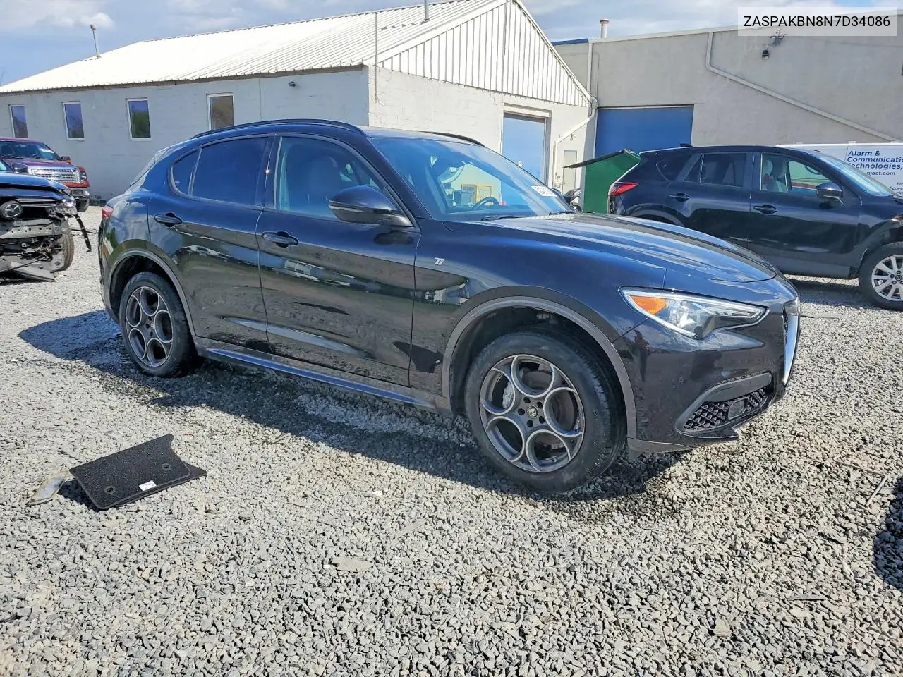 2022 Alfa Romeo Stelvio Ti VIN: ZASPAKBN8N7D34086 Lot: 50426106