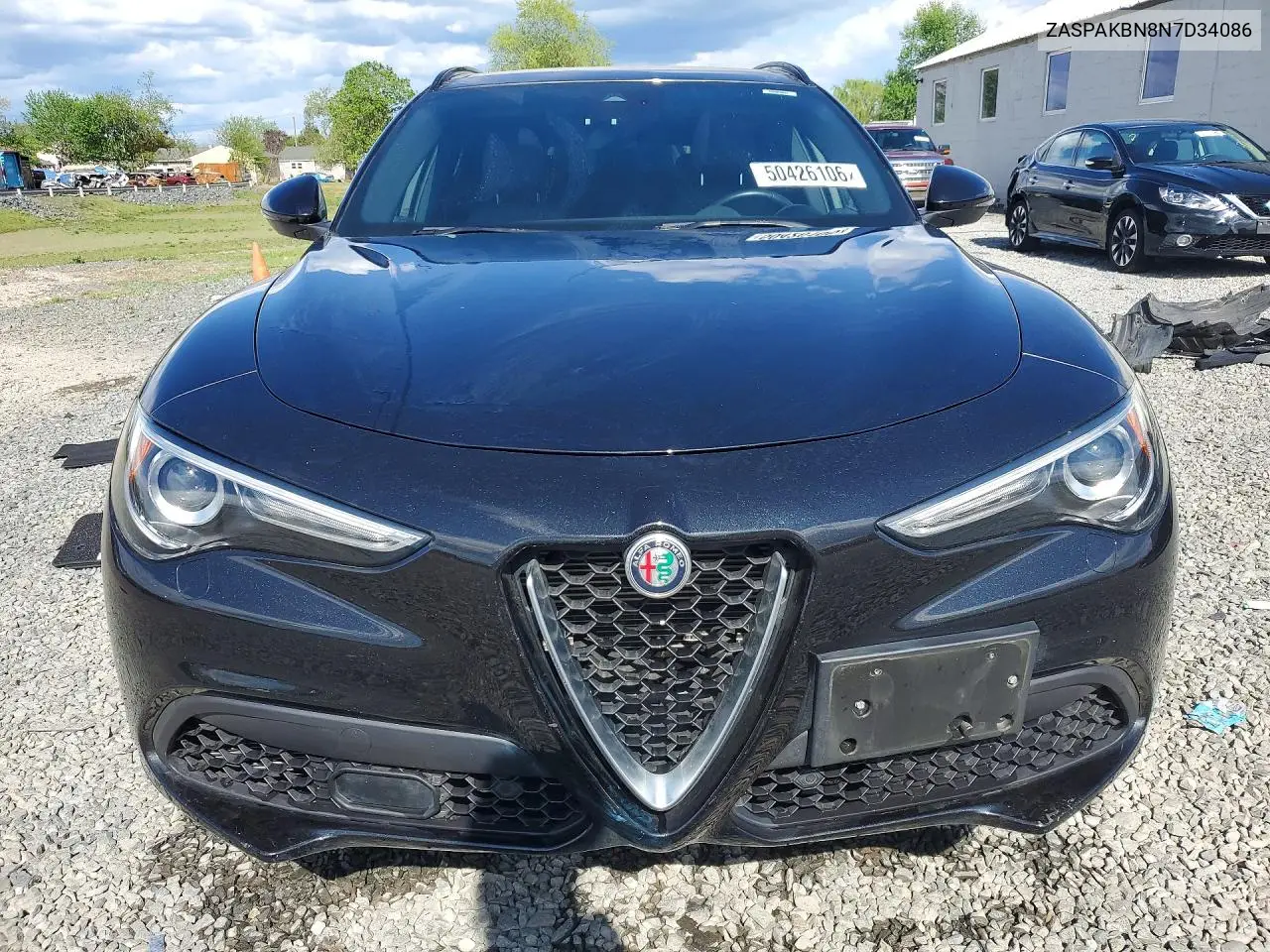 2022 Alfa Romeo Stelvio Ti VIN: ZASPAKBN8N7D34086 Lot: 50426106