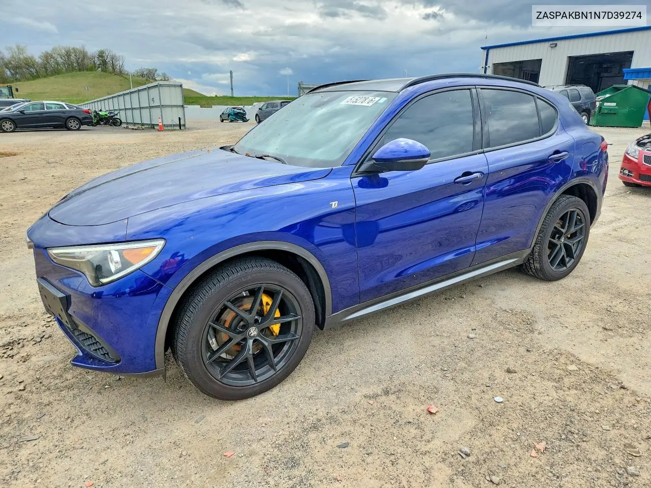 2022 Alfa Romeo Stelvio Ti VIN: ZASPAKBN1N7D39274 Lot: 51527816