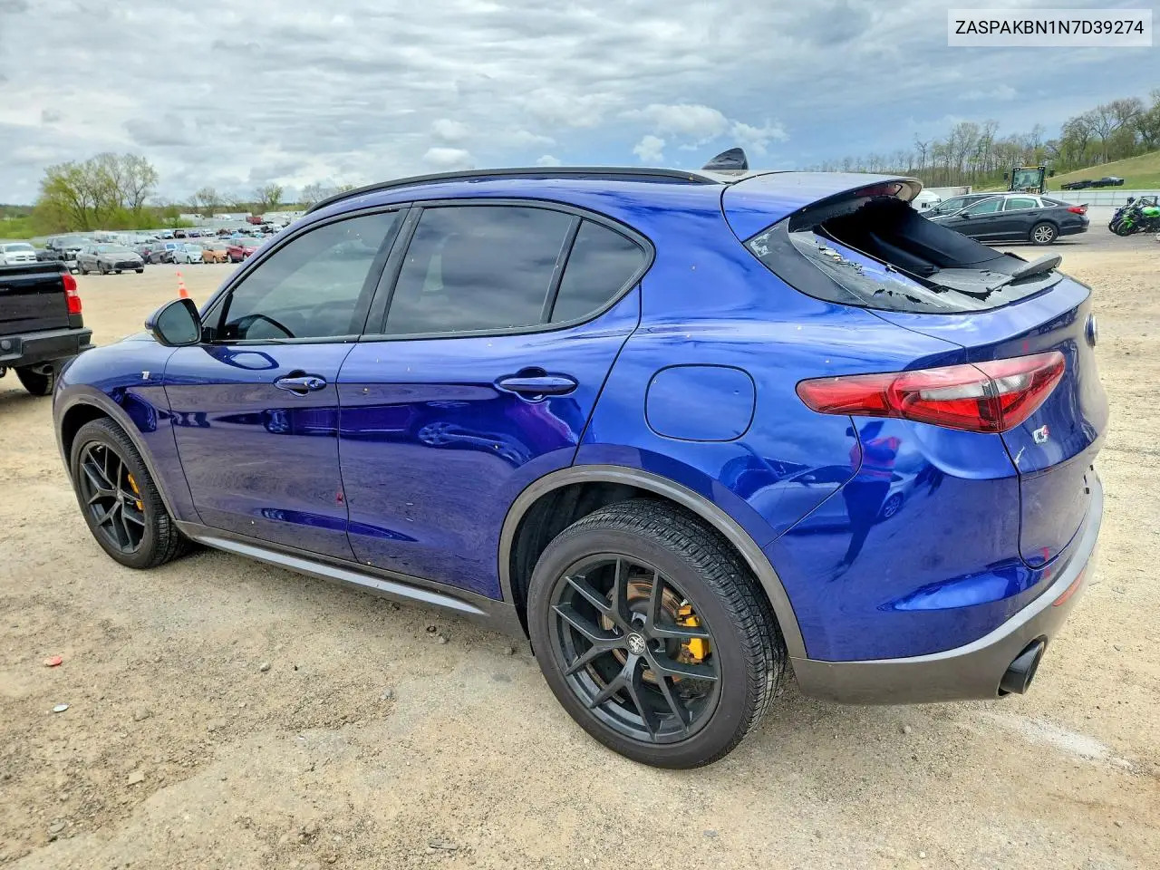 2022 Alfa Romeo Stelvio Ti VIN: ZASPAKBN1N7D39274 Lot: 51527816