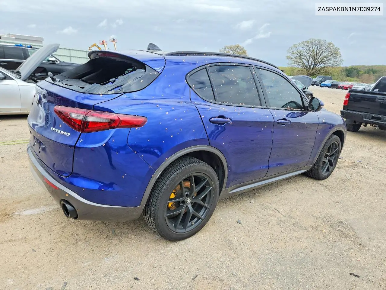 2022 Alfa Romeo Stelvio Ti VIN: ZASPAKBN1N7D39274 Lot: 51527816
