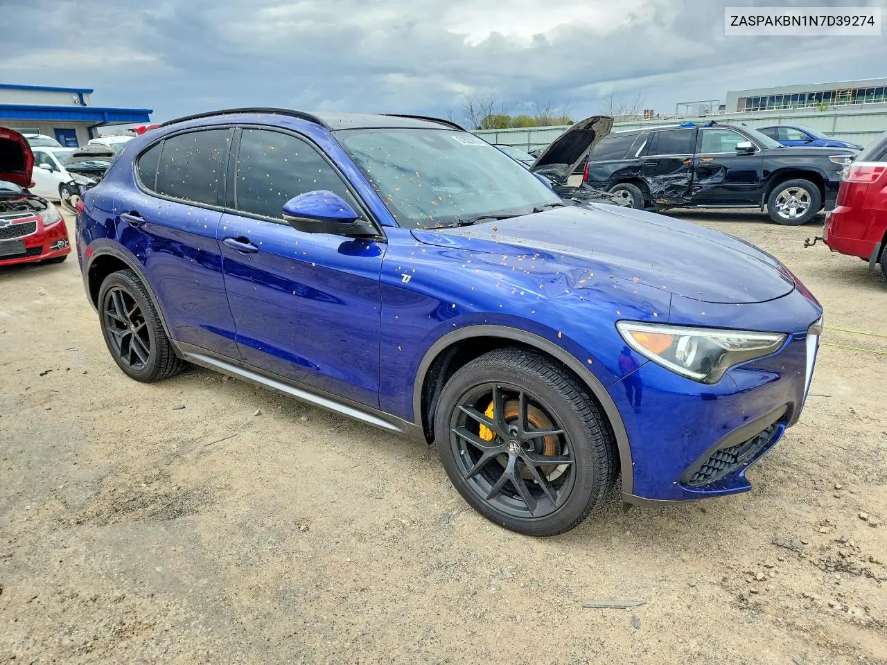2022 Alfa Romeo Stelvio Ti VIN: ZASPAKBN1N7D39274 Lot: 51527816