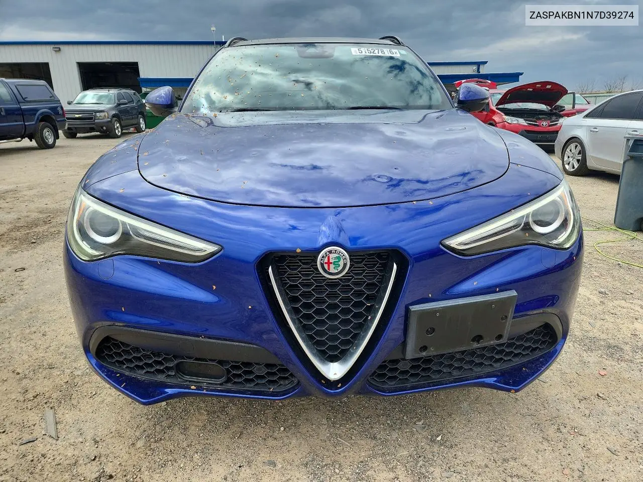 2022 Alfa Romeo Stelvio Ti VIN: ZASPAKBN1N7D39274 Lot: 51527816