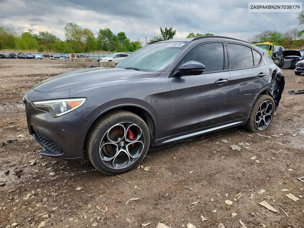 2022 Alfa Romeo Stelvio Ti VIN: ZASPAKBN2N7D38179 Lot: 51990776