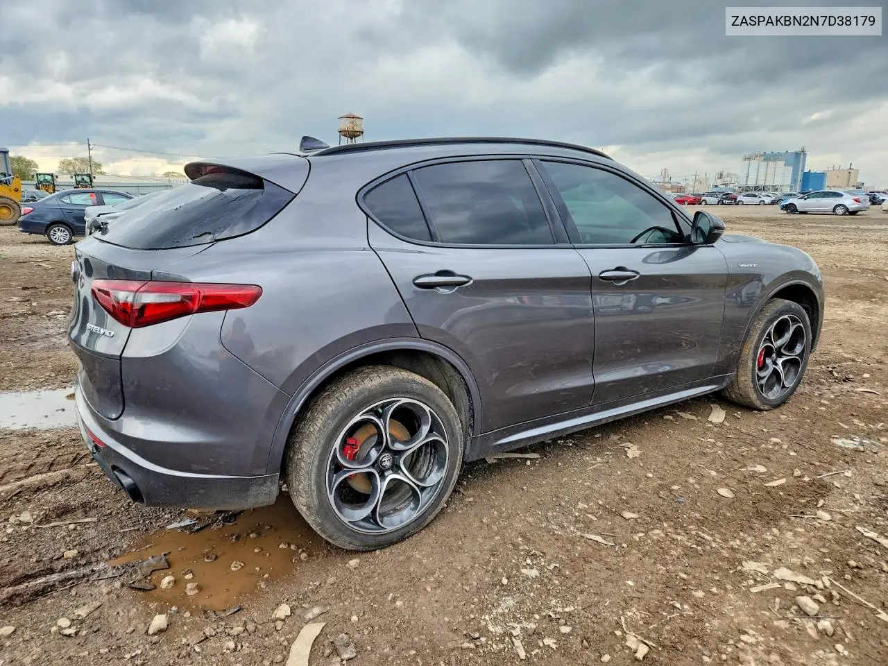 2022 Alfa Romeo Stelvio Ti VIN: ZASPAKBN2N7D38179 Lot: 51990776