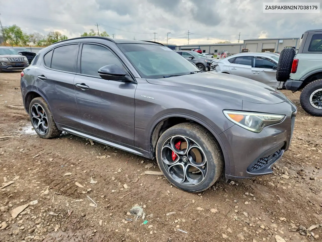 2022 Alfa Romeo Stelvio Ti VIN: ZASPAKBN2N7D38179 Lot: 51990776