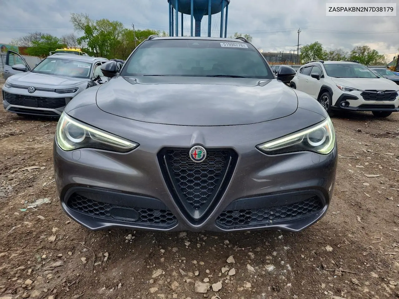 2022 Alfa Romeo Stelvio Ti VIN: ZASPAKBN2N7D38179 Lot: 51990776