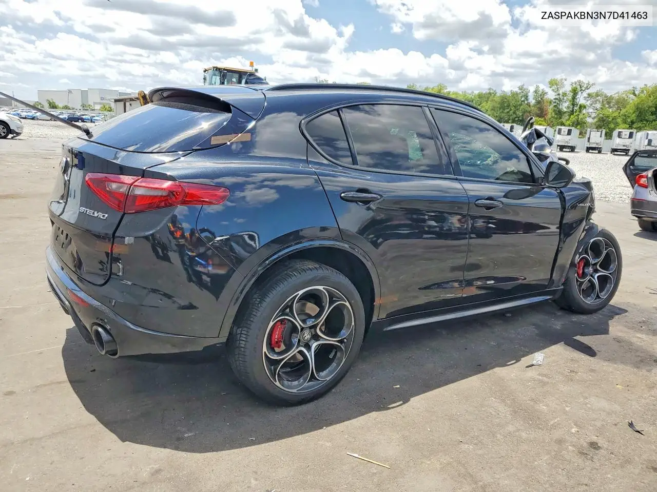2022 Alfa Romeo Stelvio Ti VIN: ZASPAKBN3N7D41463 Lot: 52007956