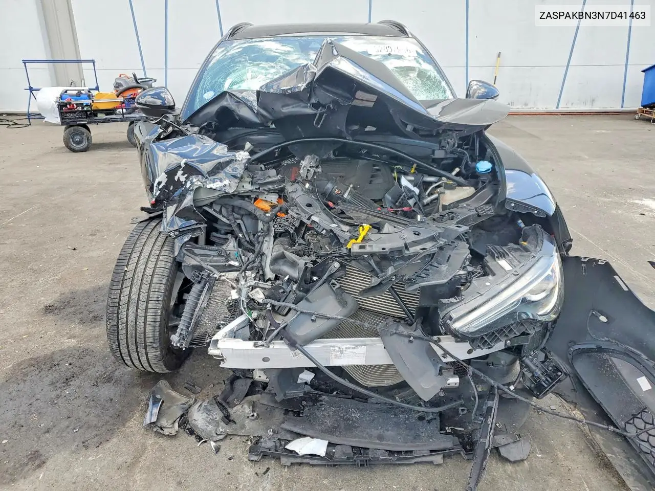 2022 Alfa Romeo Stelvio Ti VIN: ZASPAKBN3N7D41463 Lot: 52007956