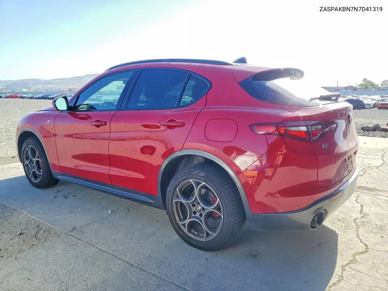 2022 Alfa Romeo Stelvio Ti VIN: ZASPAKBN7N7D41319 Lot: 53941636