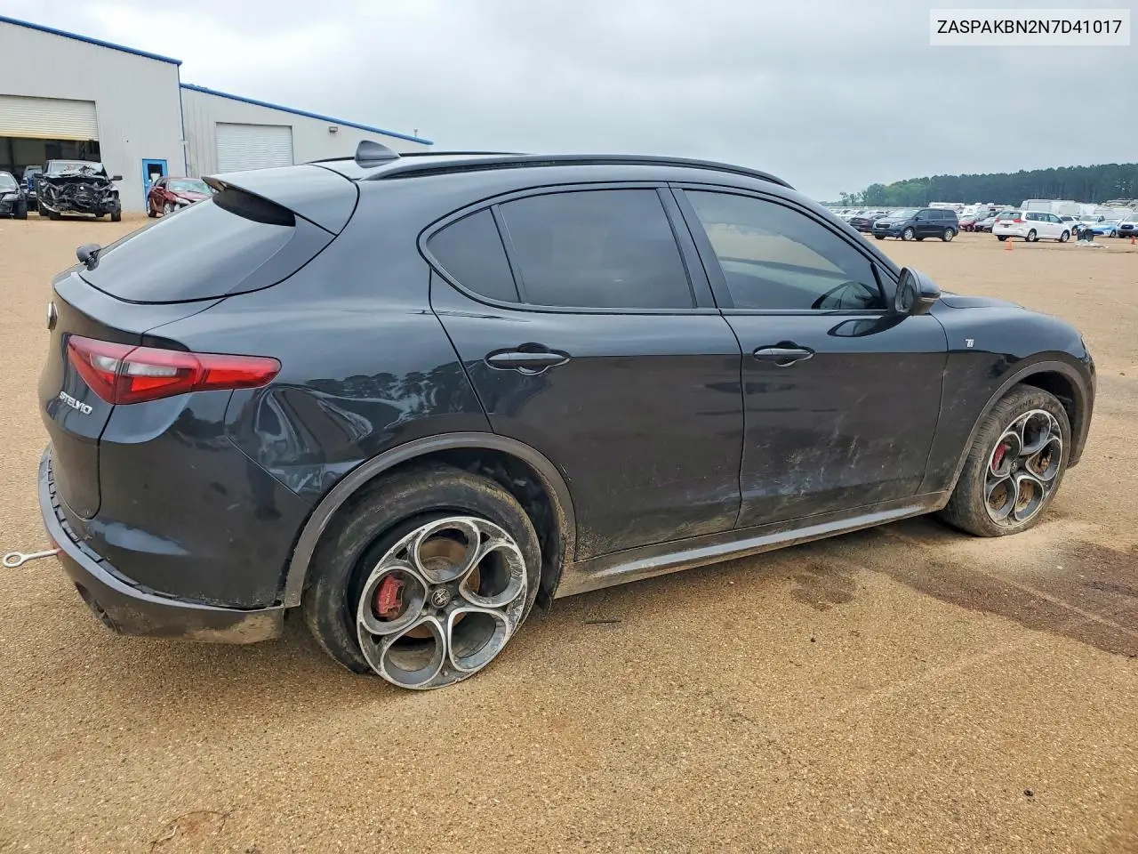 2022 Alfa Romeo Stelvio Ti VIN: ZASPAKBN2N7D41017 Lot: 55790676