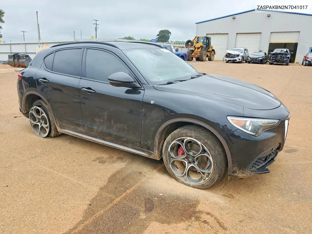 2022 Alfa Romeo Stelvio Ti VIN: ZASPAKBN2N7D41017 Lot: 55790676