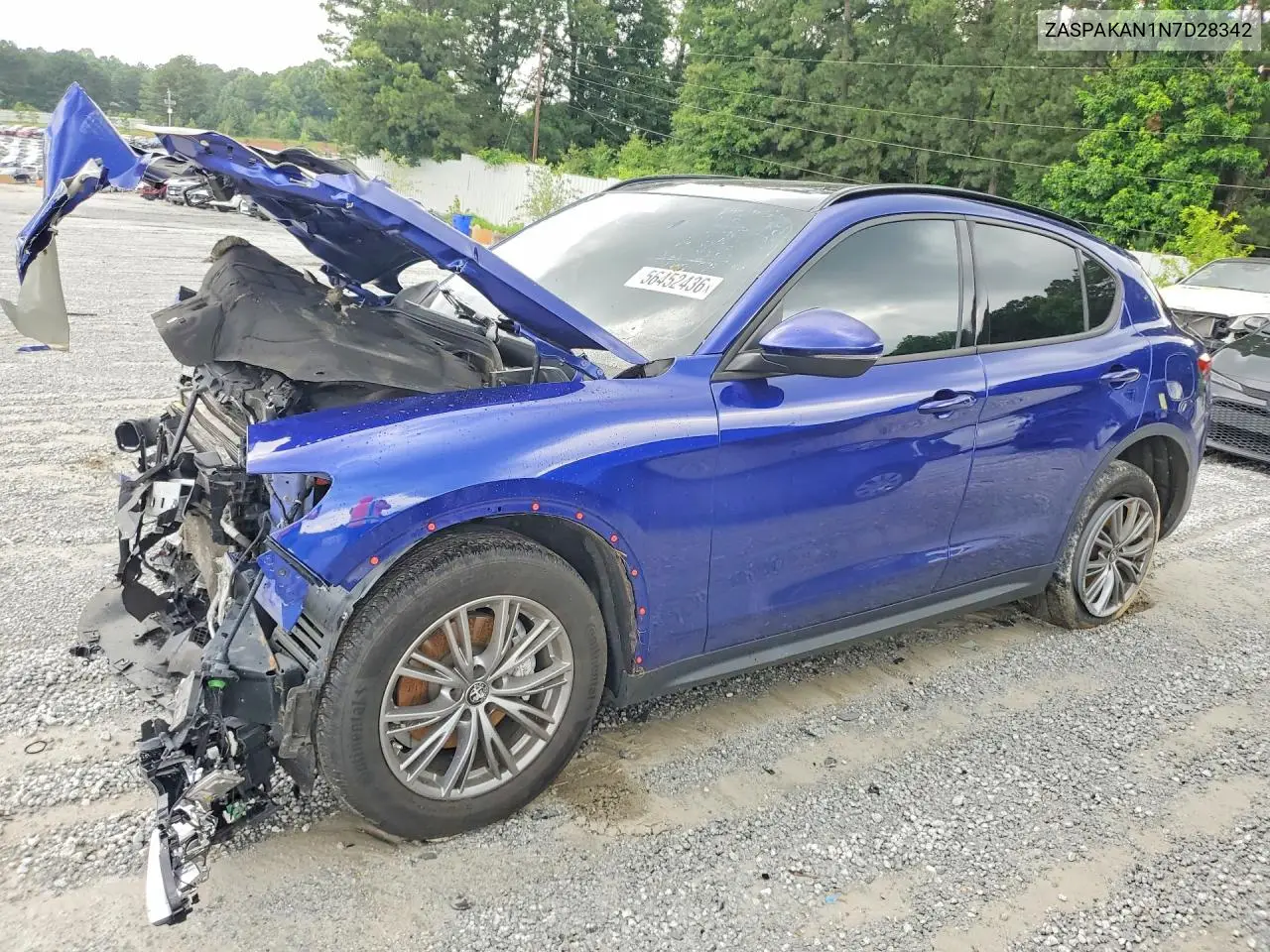 2022 Alfa Romeo Stelvio VIN: ZASPAKAN1N7D28342 Lot: 56452436