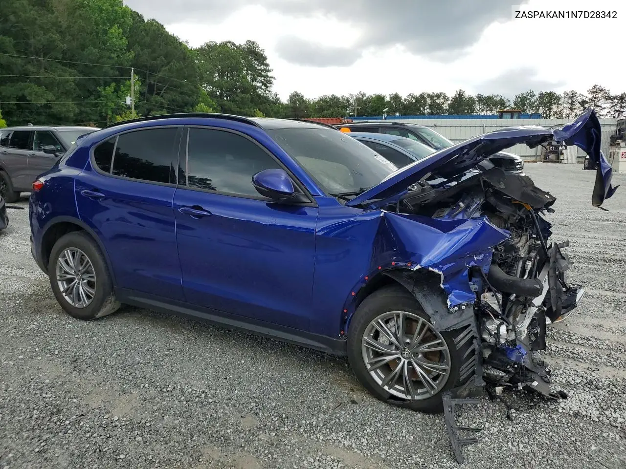 2022 Alfa Romeo Stelvio VIN: ZASPAKAN1N7D28342 Lot: 56452436