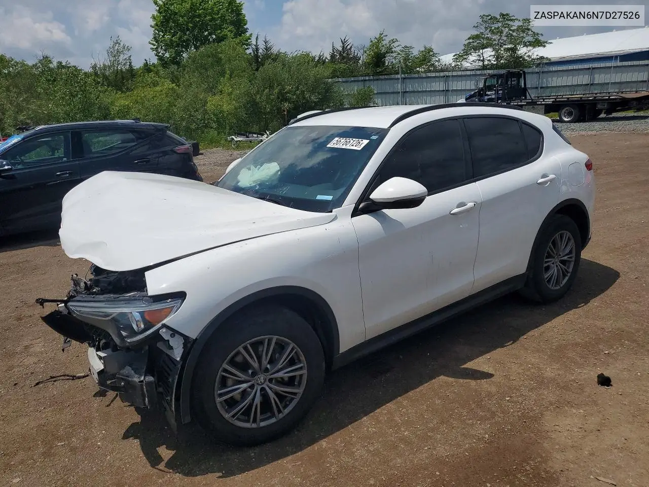2022 Alfa Romeo Stelvio VIN: ZASPAKAN6N7D27526 Lot: 56766126