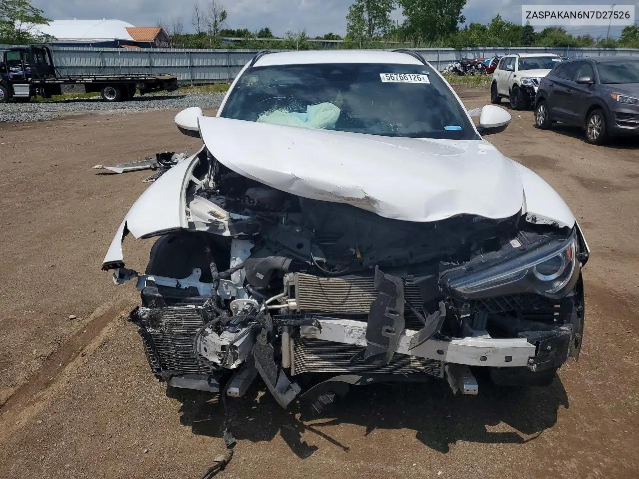 2022 Alfa Romeo Stelvio VIN: ZASPAKAN6N7D27526 Lot: 56766126