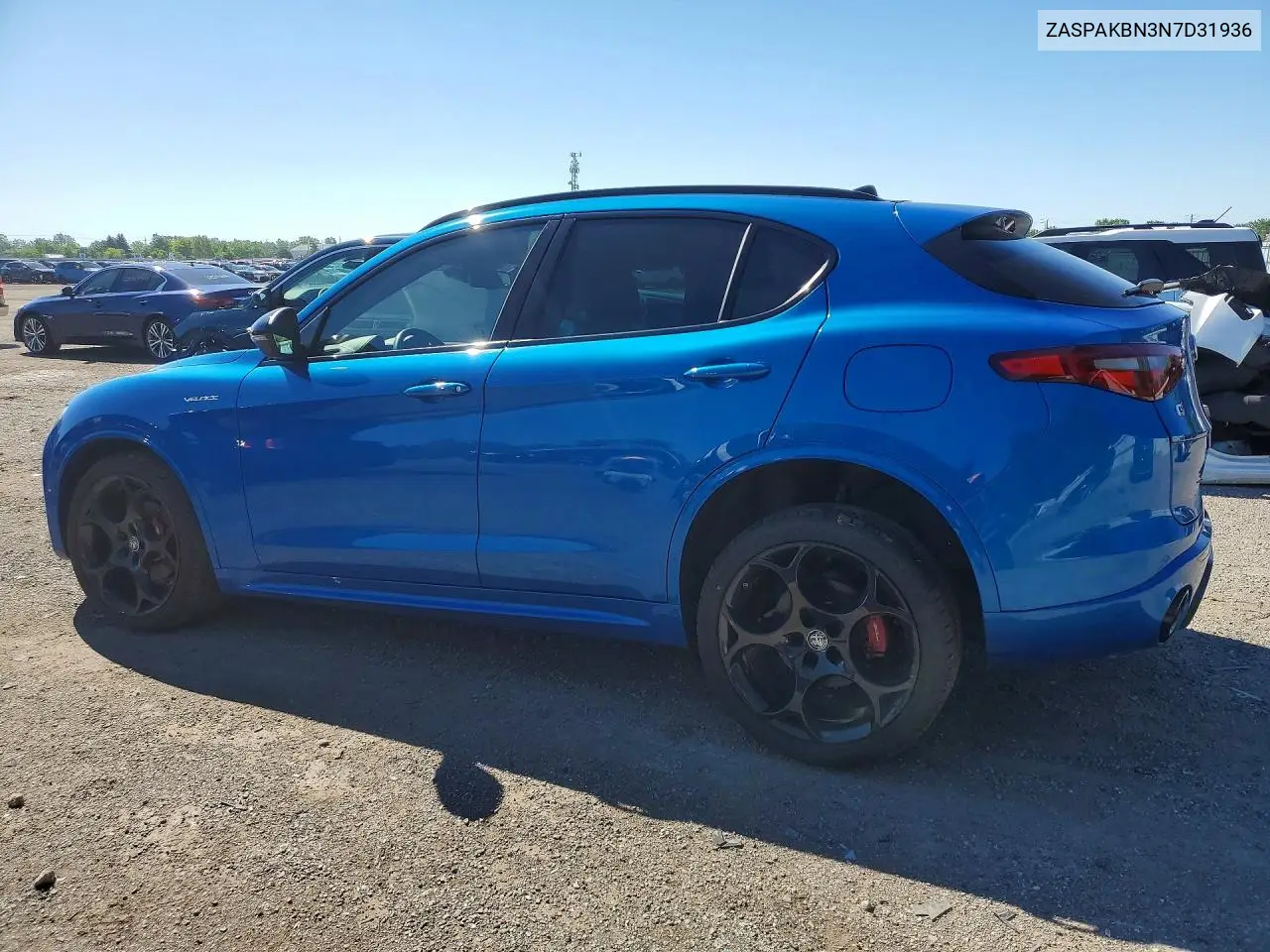 2022 Alfa Romeo Stelvio Ti VIN: ZASPAKBN3N7D31936 Lot: 57536556