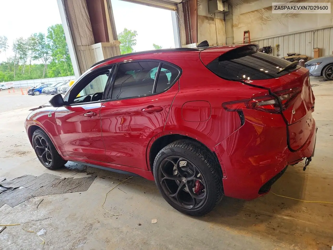 2022 Alfa Romeo Stelvio Quadrifoglio VIN: ZASPAKEVXN7D29600 Lot: 58511346