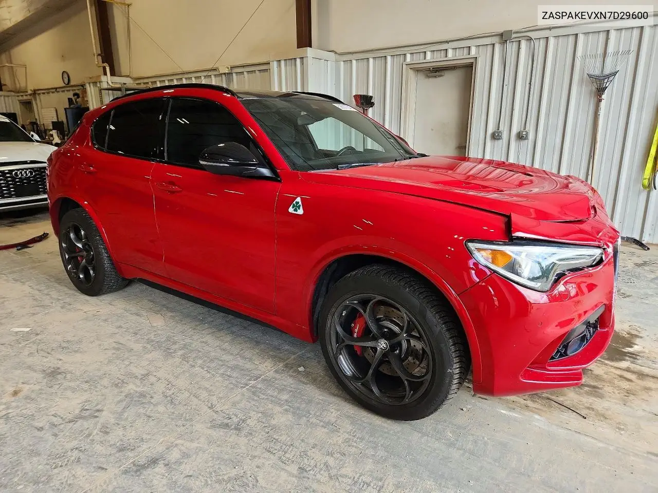 2022 Alfa Romeo Stelvio Quadrifoglio VIN: ZASPAKEVXN7D29600 Lot: 58511346