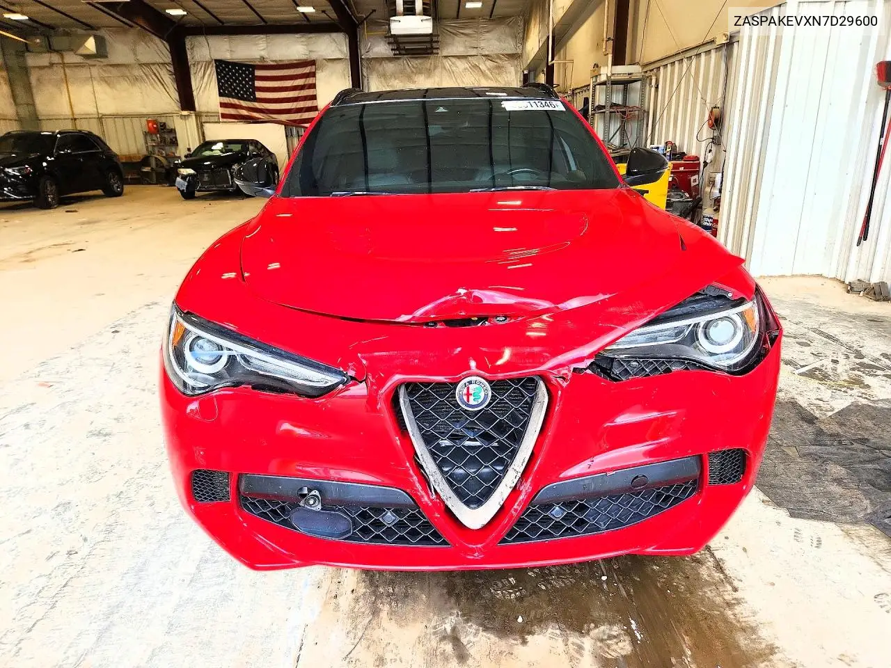 2022 Alfa Romeo Stelvio Quadrifoglio VIN: ZASPAKEVXN7D29600 Lot: 58511346