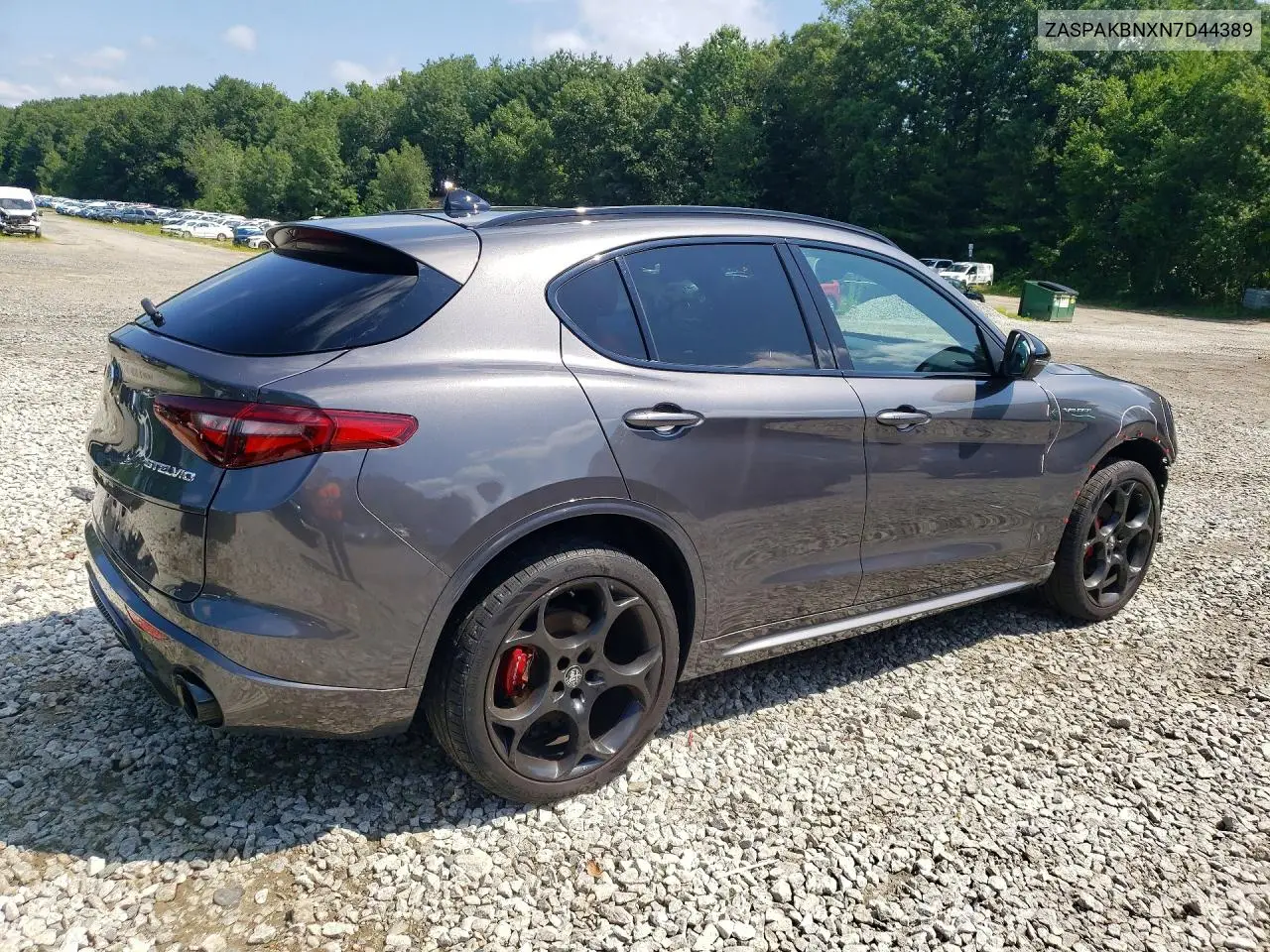 2022 Alfa Romeo Stelvio Ti VIN: ZASPAKBNXN7D44389 Lot: 60301206