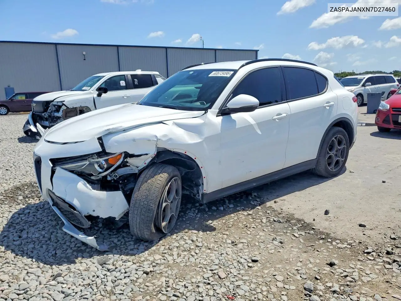 2022 Alfa Romeo Stelvio VIN: ZASPAJANXN7D27460 Lot: 60673496