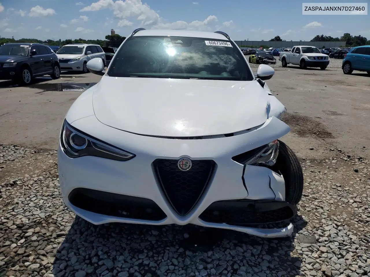 2022 Alfa Romeo Stelvio VIN: ZASPAJANXN7D27460 Lot: 60673496