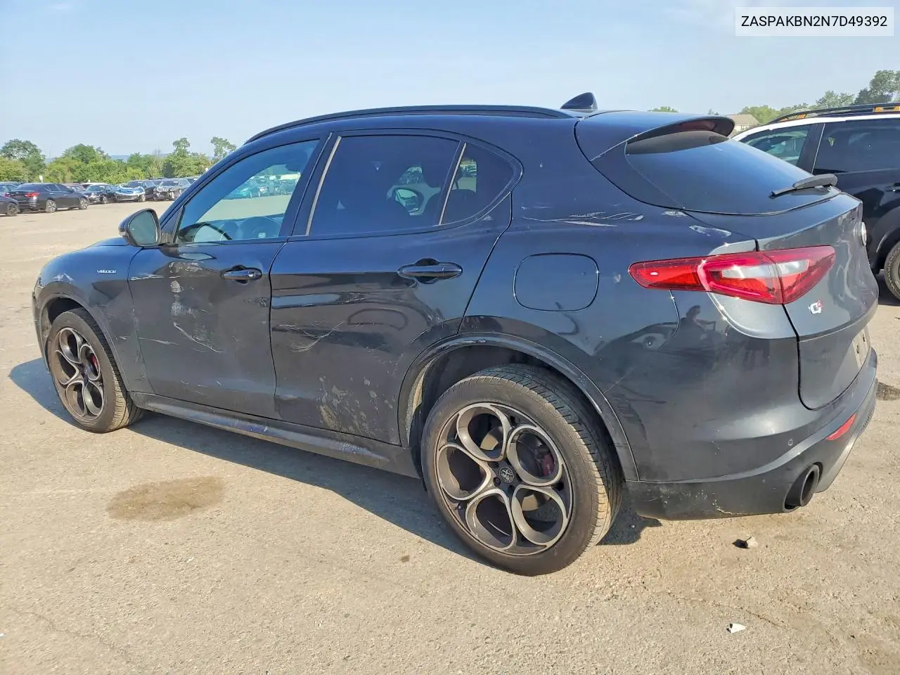 2022 Alfa Romeo Stelvio Ti/Ti Sport VIN: ZASPAKBN2N7D49392 Lot: 60780586