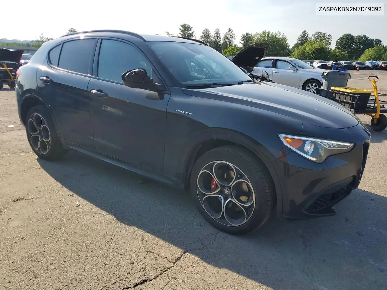2022 Alfa Romeo Stelvio Ti/Ti Sport VIN: ZASPAKBN2N7D49392 Lot: 60780586