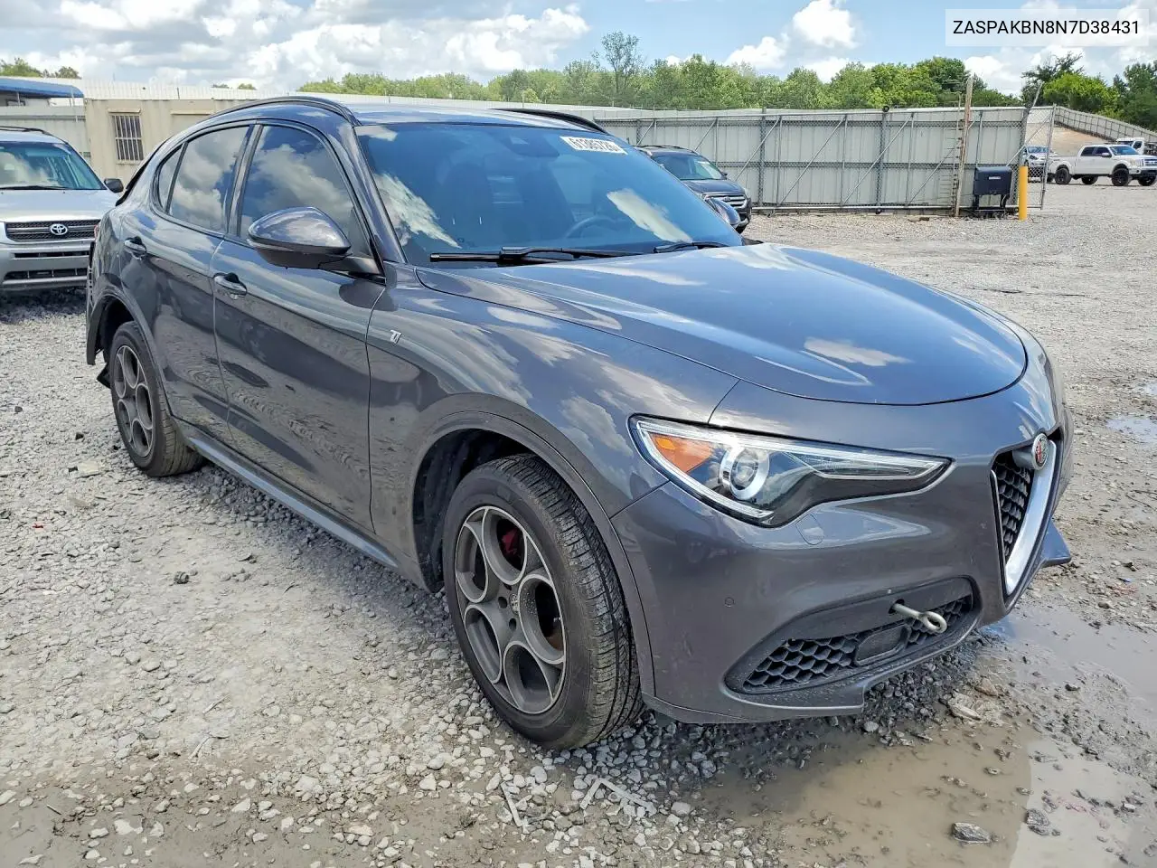 2022 Alfa Romeo Stelvio Ti VIN: ZASPAKBN8N7D38431 Lot: 61385726