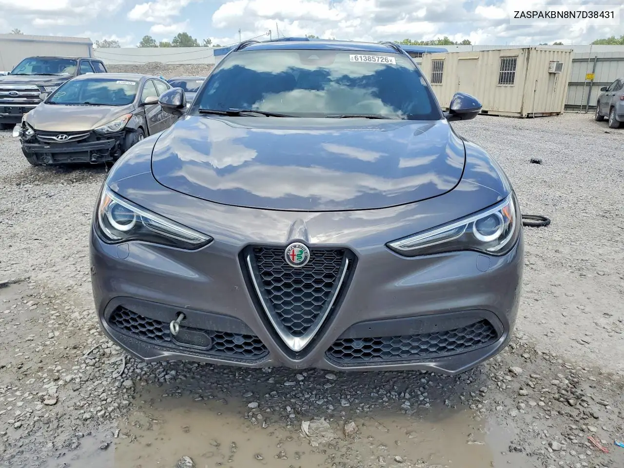 2022 Alfa Romeo Stelvio Ti VIN: ZASPAKBN8N7D38431 Lot: 61385726