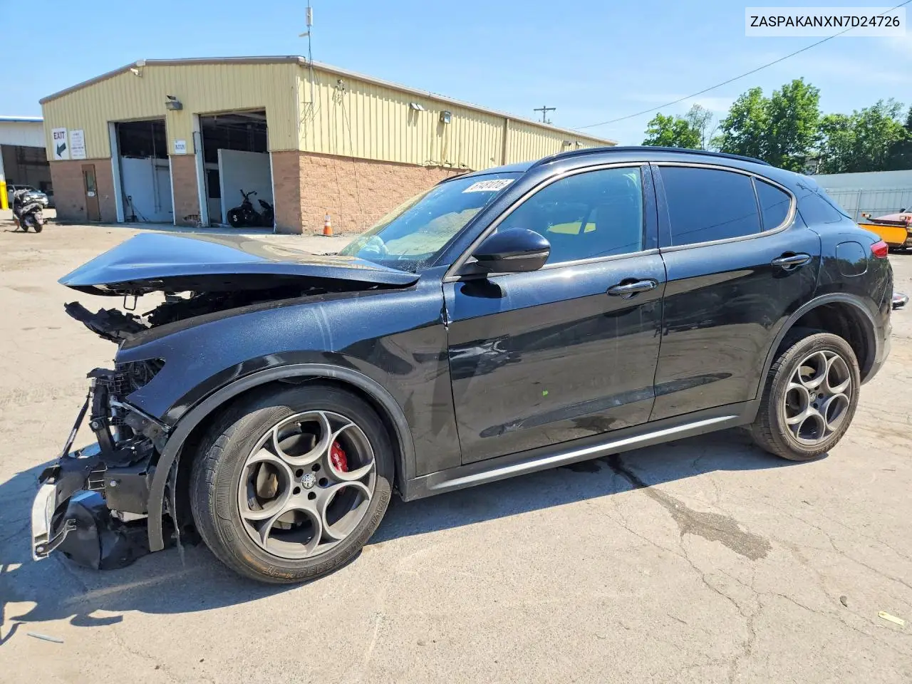 2022 Alfa Romeo Stelvio VIN: ZASPAKANXN7D24726 Lot: 61481016