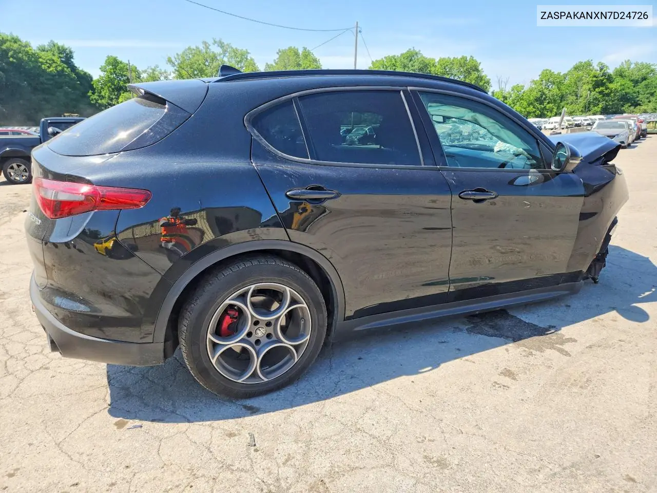 2022 Alfa Romeo Stelvio VIN: ZASPAKANXN7D24726 Lot: 61481016