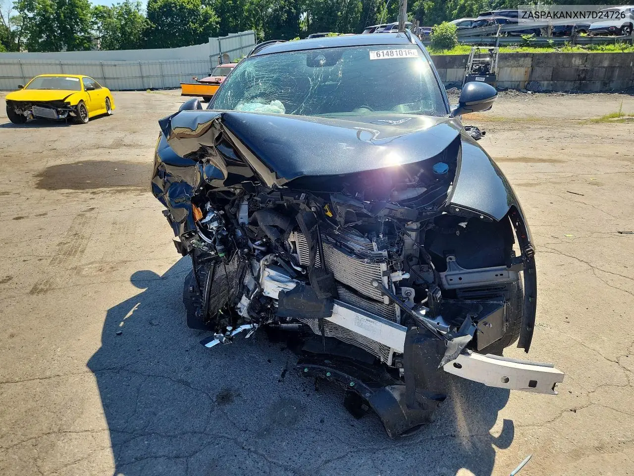 2022 Alfa Romeo Stelvio VIN: ZASPAKANXN7D24726 Lot: 61481016