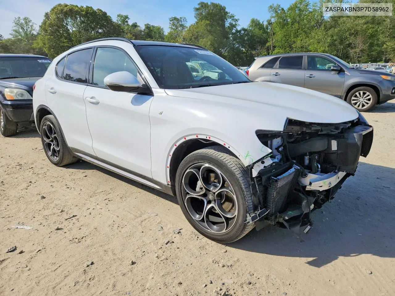 2023 Alfa Romeo Stelvio Ti VIN: ZASPAKBN3P7D58962 Lot: 52639346