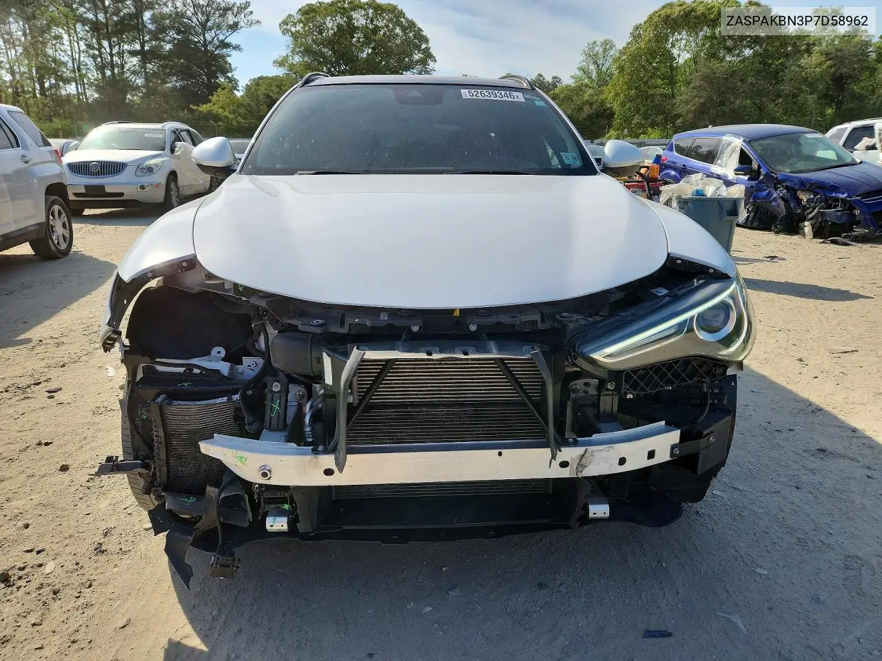 2023 Alfa Romeo Stelvio Ti VIN: ZASPAKBN3P7D58962 Lot: 52639346