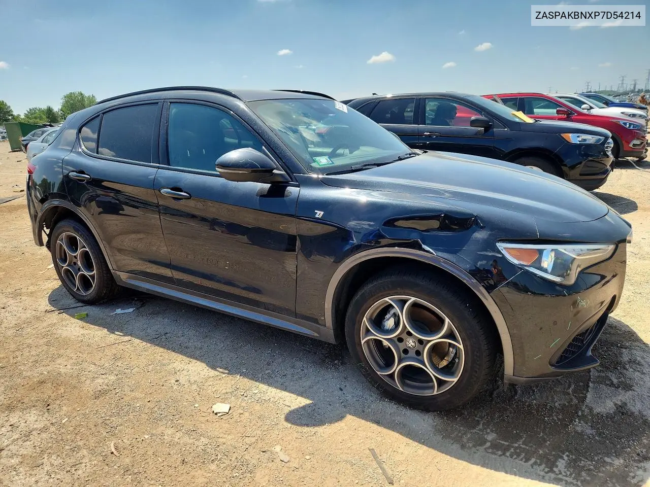 2023 Alfa Romeo Stelvio Ti VIN: ZASPAKBNXP7D54214 Lot: 59376236