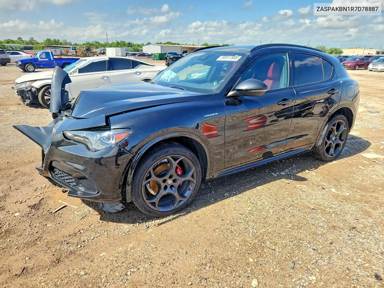 2024 Alfa Romeo Stelvio Ti VIN: ZASPAKBN1R7D78887 Lot: 50817886