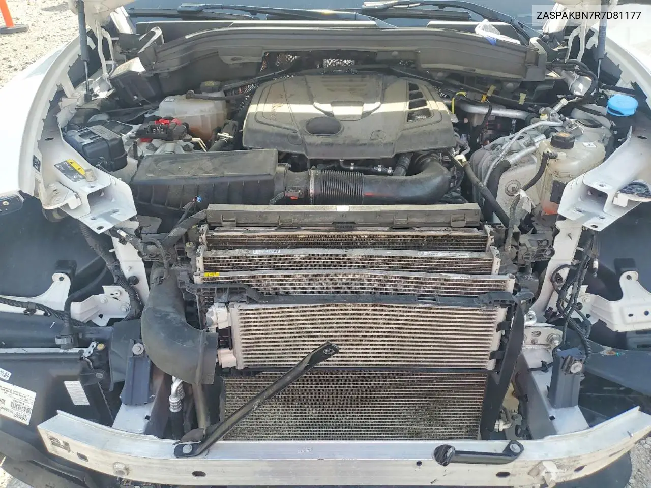 2024 Alfa Romeo Stelvio Ti VIN: ZASPAKBN7R7D81177 Lot: 60001986