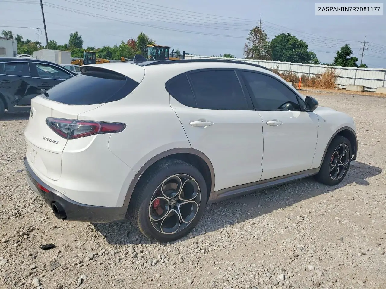 2024 Alfa Romeo Stelvio Ti VIN: ZASPAKBN7R7D81177 Lot: 60001986