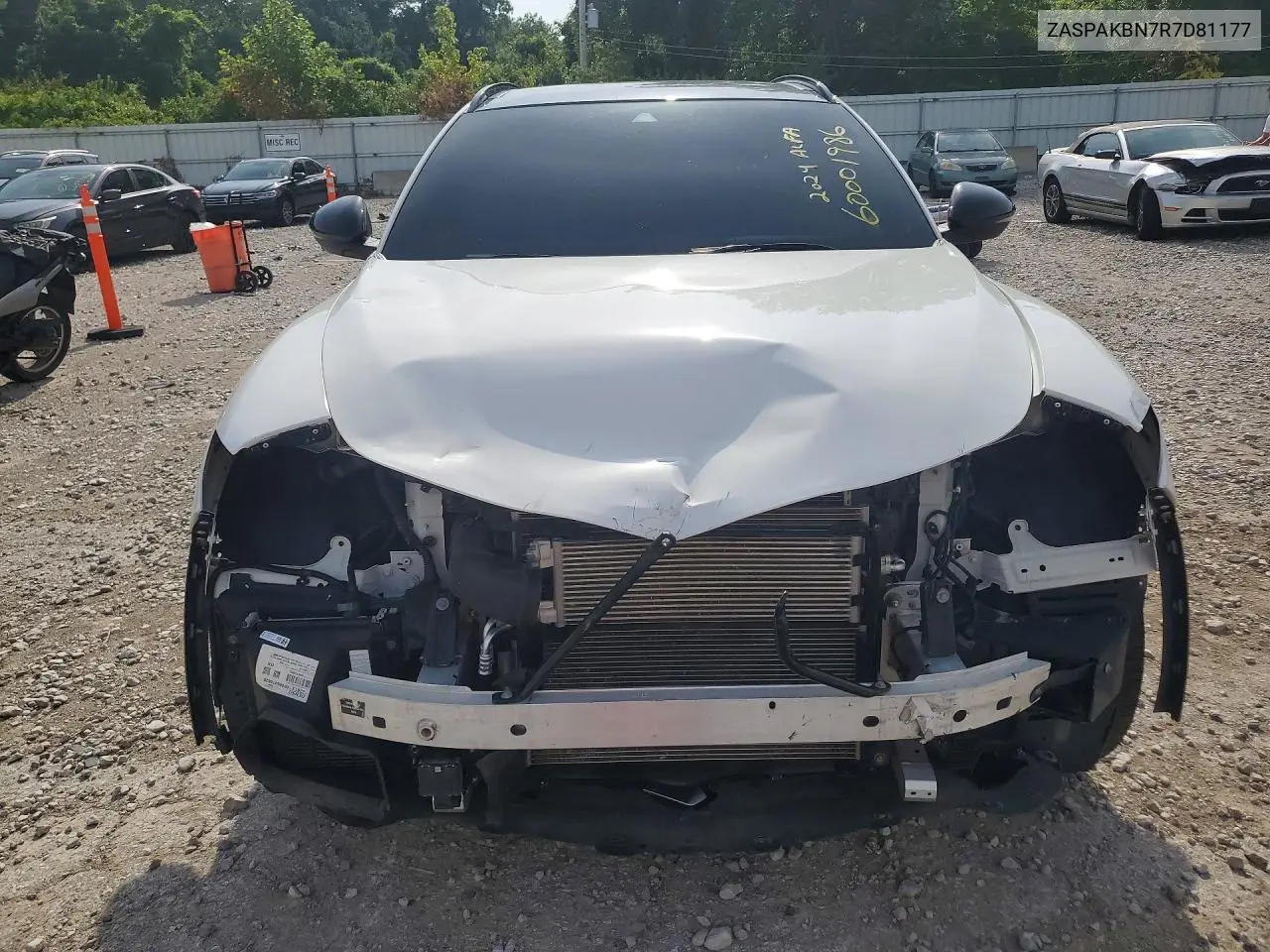 2024 Alfa Romeo Stelvio Ti VIN: ZASPAKBN7R7D81177 Lot: 60001986