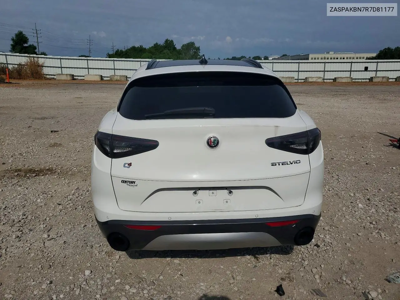 2024 Alfa Romeo Stelvio Ti VIN: ZASPAKBN7R7D81177 Lot: 60001986