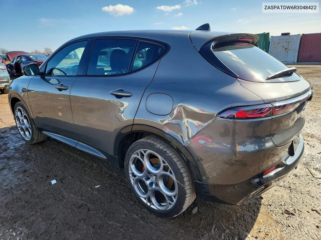 2024 Alfa Romeo Tonale Veloce VIN: ZASPATDW6R3048422 Lot: 46029736