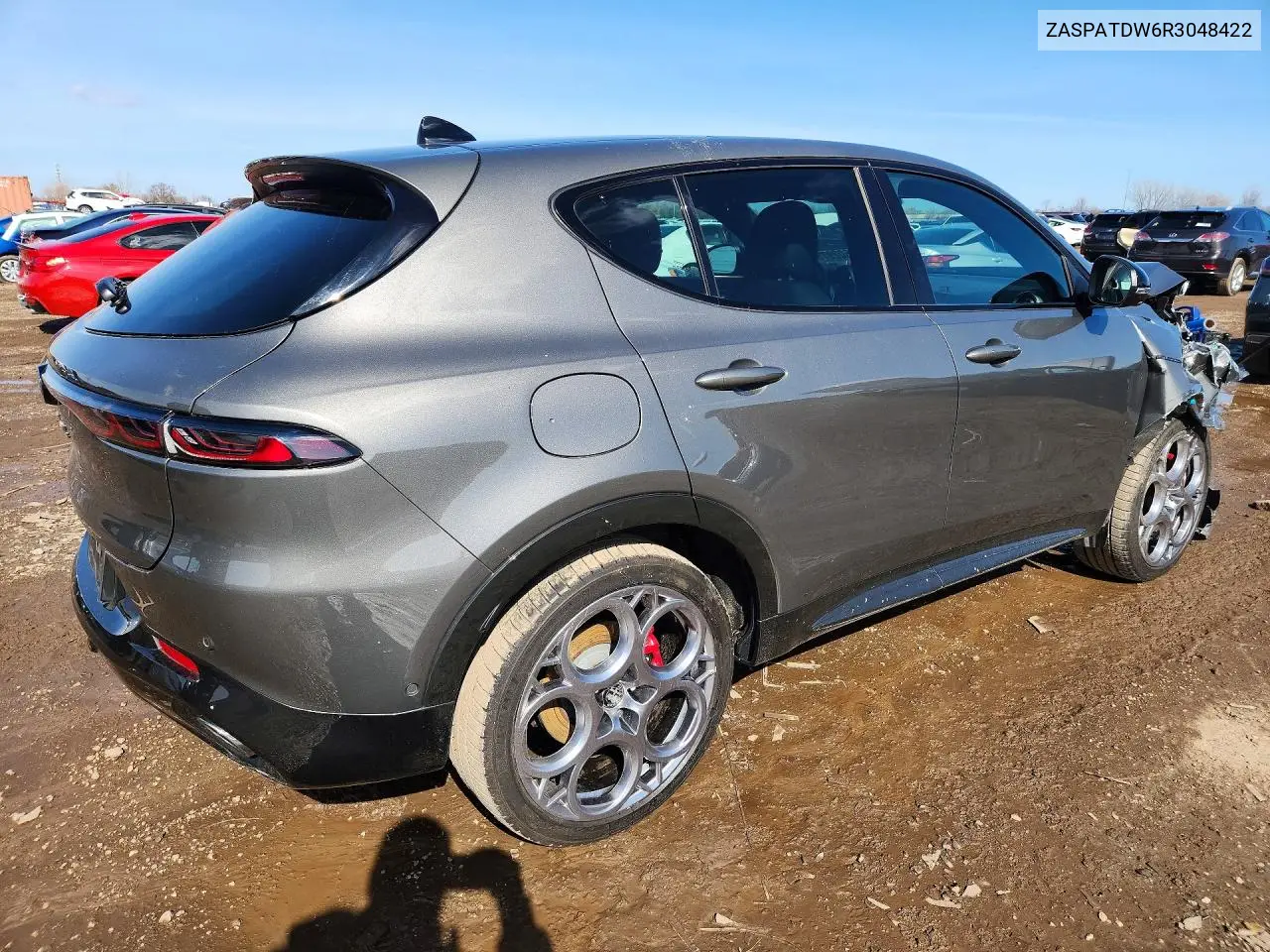 2024 Alfa Romeo Tonale Veloce VIN: ZASPATDW6R3048422 Lot: 46029736